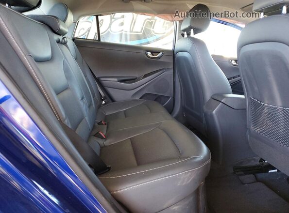 KMHC85LC6KU120644 2019 HYUNDAI IONIQ Синий Вид задних сидений