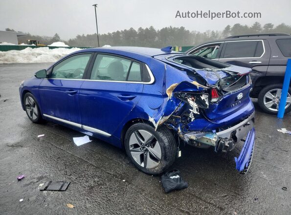 KMHC85LC6MU261362 2021 HYUNDAI IONIQ Синий Задняя левая четверть