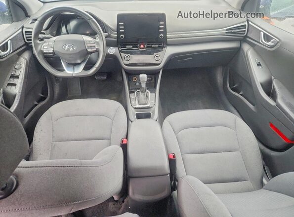 KMHC85LC6MU261362 2021 HYUNDAI IONIQ Синий Вид панели приборов