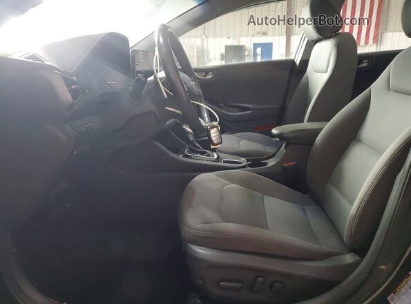 KMHC85LCXMU245083 2021 HYUNDAI IONIQ Black Вид салону спереду