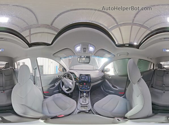KMHC85LCXMU245083 2021 HYUNDAI IONIQ Black Панорамний вид салону 360°