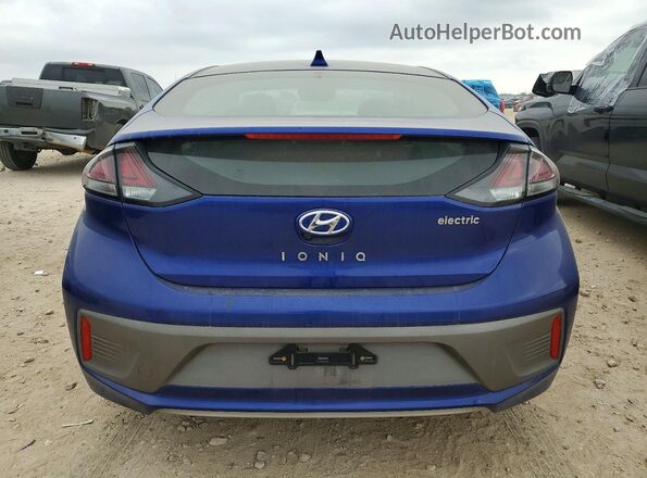 KMHC85LJ3LU072519 2020 HYUNDAI IONIQ Blue Widok z tyłu