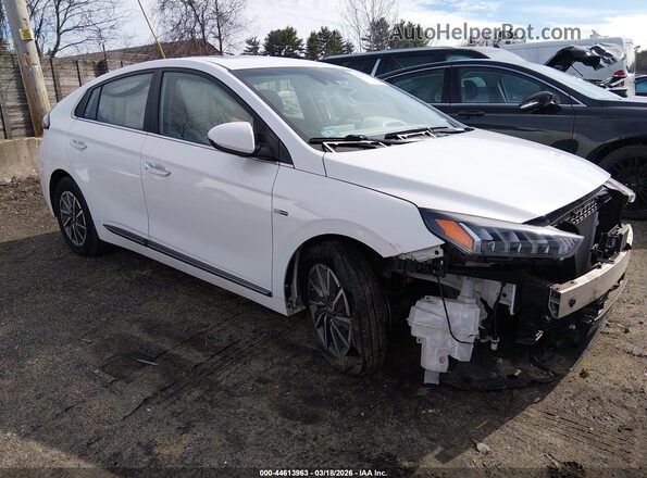 KMHC85LJ8LU061158 2020 HYUNDAI IONIQ ELECTRIC White Передня права чверть
