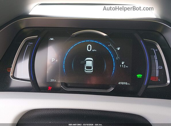 KMHC85LJ8LU061158 2020 HYUNDAI IONIQ ELECTRIC White Вид задніх сидінь