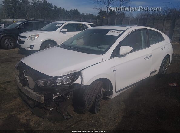 KMHC85LJ8LU061158 2020 HYUNDAI IONIQ ELECTRIC White Передня ліва чверть