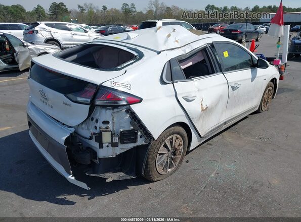 KMHC85LJ8LU073892 2020 HYUNDAI IONIQ ELECTRIC Белый Задняя правая четверть