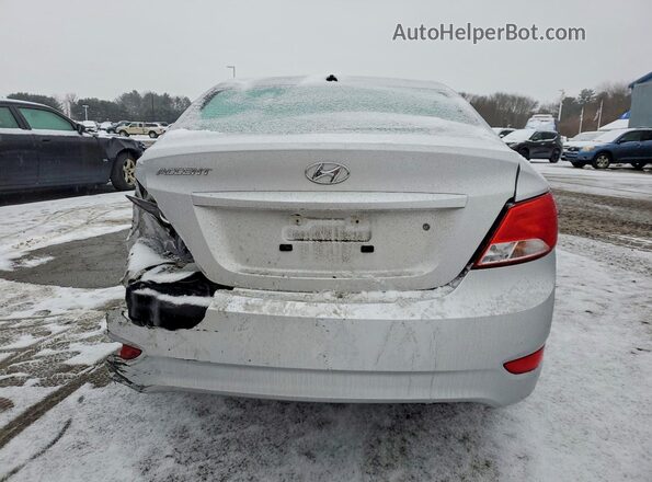 KMHCT4AE0HU244530 2017 HYUNDAI ACCENT Silver Widok z tyłu