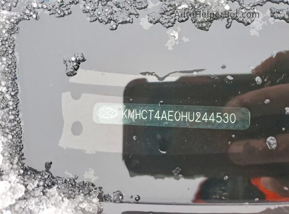 KMHCT4AE0HU244530 2017 HYUNDAI ACCENT Silver Widok komory silnika