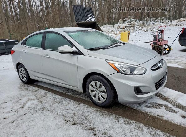 KMHCT4AE0HU244530 2017 HYUNDAI ACCENT Silver Przód prawy