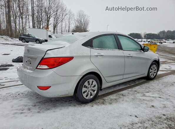KMHCT4AE0HU244530 2017 HYUNDAI ACCENT Silver Tył prawy