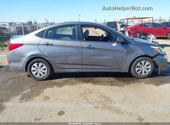 KMHCT4AE1GU967544 2016 HYUNDAI ACCENT Серый Вид задней части салона