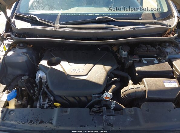 KMHCT4AE1GU967544 2016 HYUNDAI ACCENT Серый Вид сзади
