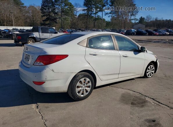 KMHCT4AE2HU369237 2017 HYUNDAI ACCENT Белый Задняя правая четверть