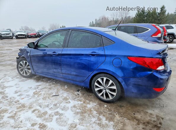 KMHCT4AE4GU089947 2016 HYUNDAI ACCENT Blue უკანა მარცხენა