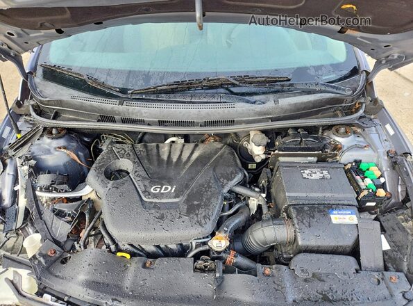 KMHCT4AE4GU161231 2016 HYUNDAI ACCENT Gray Widok wnętrza z tyłu