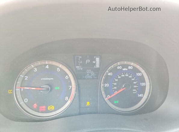 KMHCT4AE4GU161231 2016 HYUNDAI ACCENT Gray Widok zestawu wskaźników