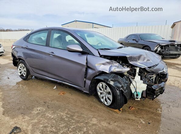 KMHCT4AE4GU161231 2016 HYUNDAI ACCENT Gray Przód prawy