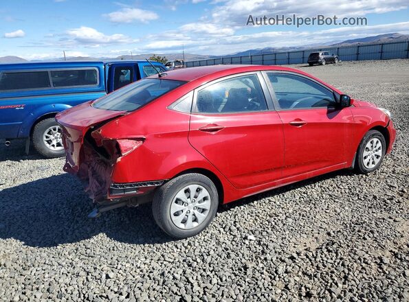 KMHCT4AE9GU065188 2016 HYUNDAI ACCENT Red Tył prawy