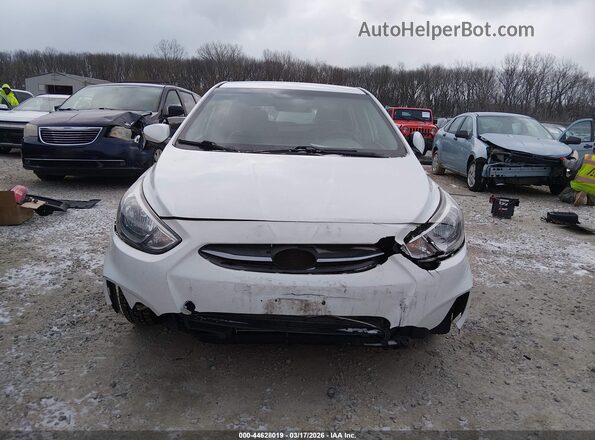 KMHCT5AE5HU302198 2017 HYUNDAI ACCENT Белый Вид щитка приборов
