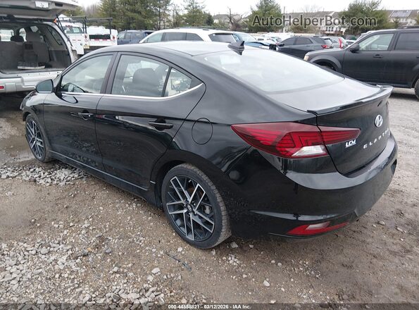 KMHD04LB2KU818682 2019 HYUNDAI ELANTRA Black Rear left