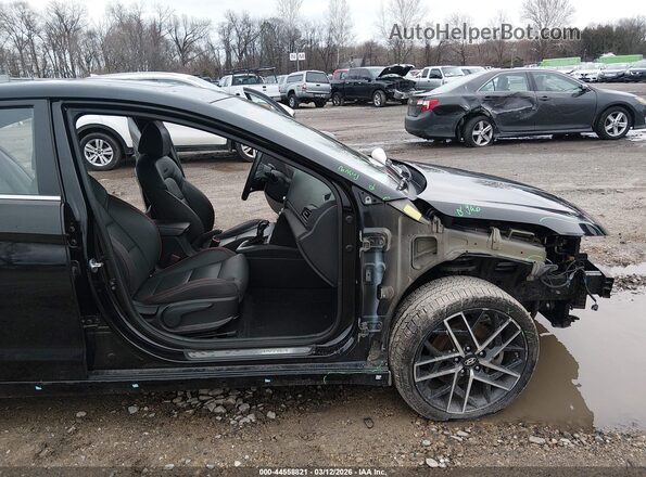 KMHD04LB2KU818682 2019 HYUNDAI ELANTRA Black Front view