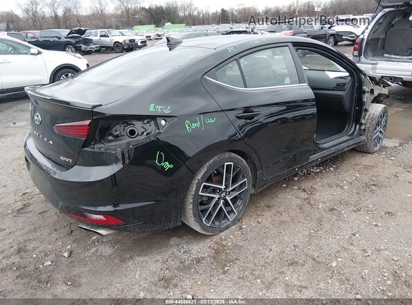 KMHD04LB2KU818682 2019 HYUNDAI ELANTRA Black Rear right