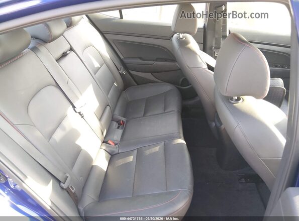 KMHD04LB6LU992918 2020 HYUNDAI ELANTRA Blue Widok naklejki z numerem VIN