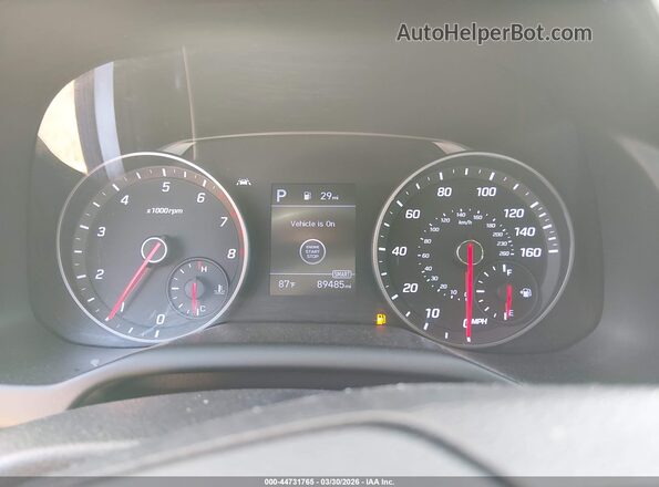 KMHD04LB6LU992918 2020 HYUNDAI ELANTRA Blue Widok tylnych siedzeń