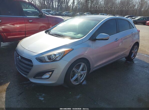 KMHD35LH0GU286485 2016 HYUNDAI ELANTRA GT Серебряный Передняя левая четверть