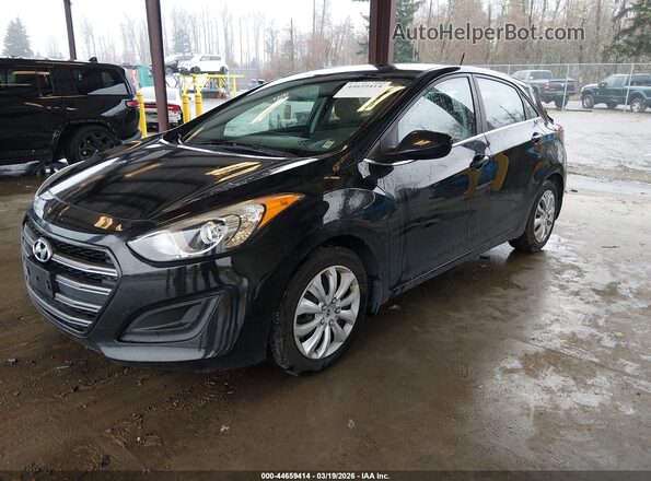 KMHD35LH2GU321060 2016 HYUNDAI ELANTRA GT Черный Передняя левая четверть