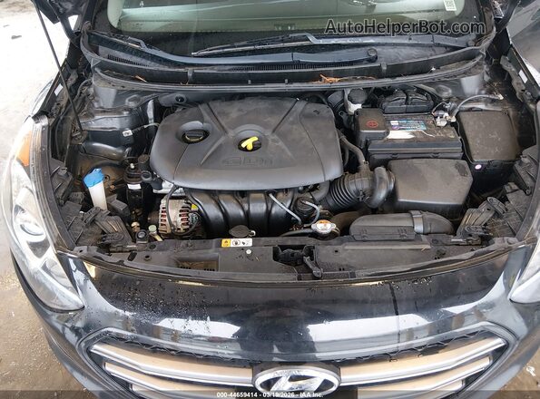 KMHD35LH2GU321060 2016 HYUNDAI ELANTRA GT Черный Вид сзади