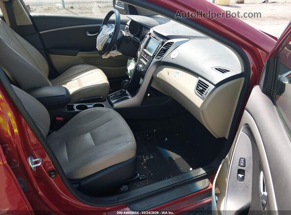 KMHD35LH2GU321494 2016 HYUNDAI ELANTRA GT Красный Вид салона спереди