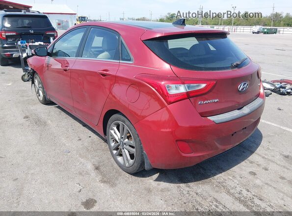KMHD35LH2GU321494 2016 HYUNDAI ELANTRA GT Красный Задняя левая четверть