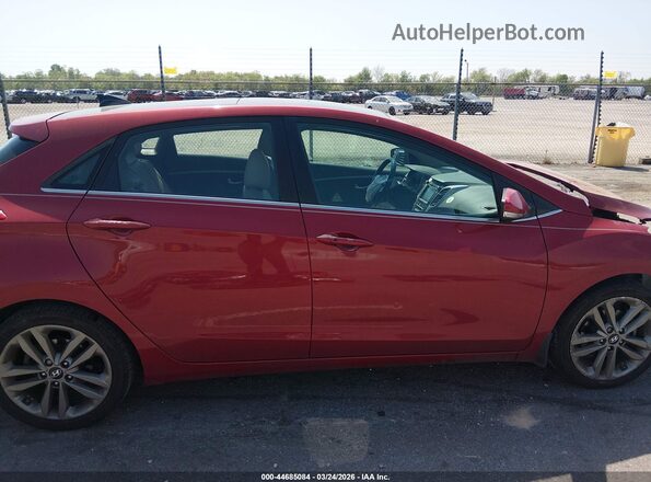 KMHD35LH2GU321494 2016 HYUNDAI ELANTRA GT Красный Панорамный вид салона 360°