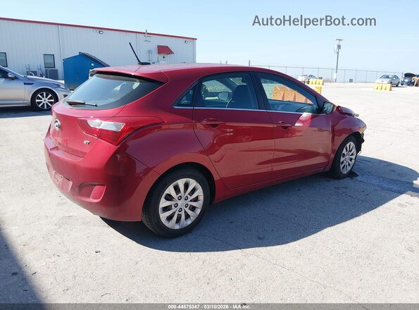 KMHD35LH2HU346557 2017 HYUNDAI ELANTRA GT Red Rear right