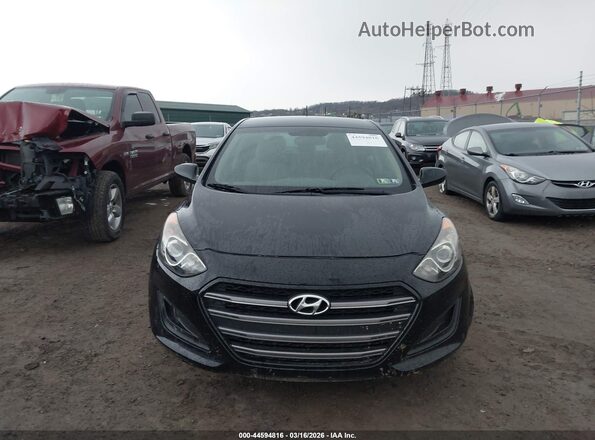 KMHD35LH3HU360399 2017 HYUNDAI ELANTRA GT Черный Вид щитка приборов