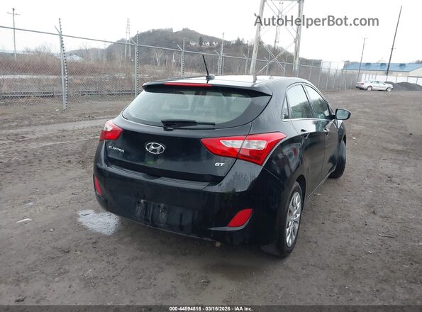KMHD35LH3HU360399 2017 HYUNDAI ELANTRA GT Черный Задняя правая четверть