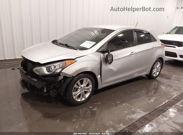 KMHD35LH3HU383844 2017 HYUNDAI ELANTRA GT Серебряный Передняя левая четверть