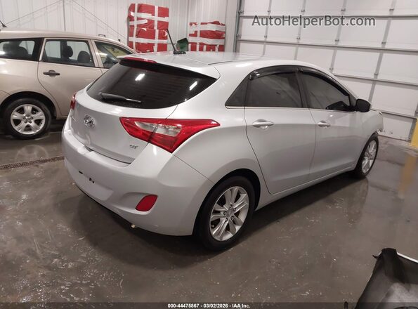 KMHD35LH3HU383844 2017 HYUNDAI ELANTRA GT Серебряный Задняя правая четверть