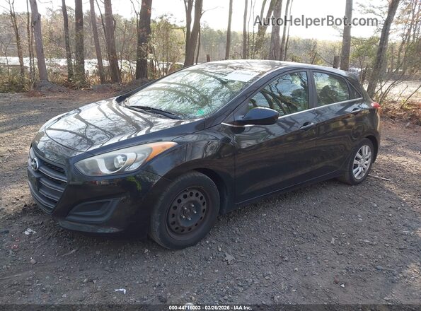 KMHD35LH4GU325191 2016 HYUNDAI ELANTRA GT Черный Передняя левая четверть
