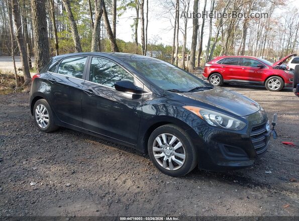 KMHD35LH4GU325191 2016 HYUNDAI ELANTRA GT Черный Передняя правая четверть