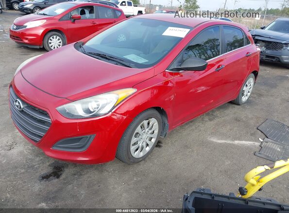 KMHD35LH6GU334166 2016 HYUNDAI ELANTRA GT Красный Передняя левая четверть