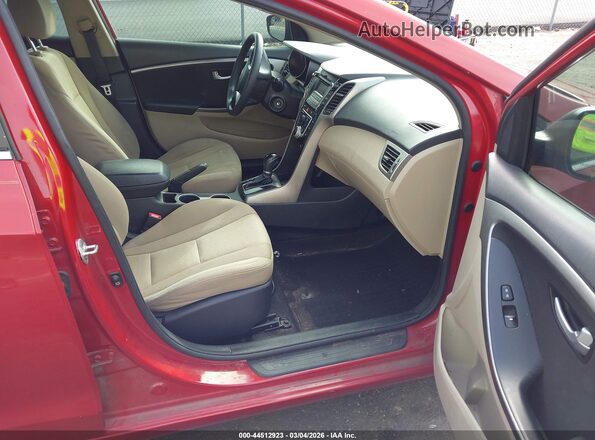 KMHD35LH6GU334166 2016 HYUNDAI ELANTRA GT Красный Вид салона спереди