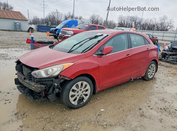 KMHD35LH8GU315232 2016 HYUNDAI ELANTRA Красный Передняя левая четверть