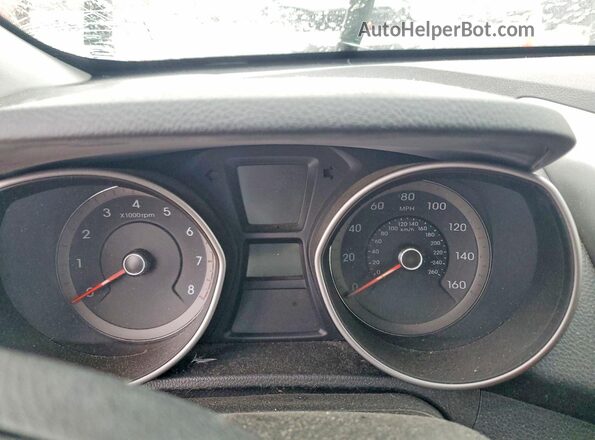 KMHD35LH8GU315232 2016 HYUNDAI ELANTRA Красный Вид щитка приборов