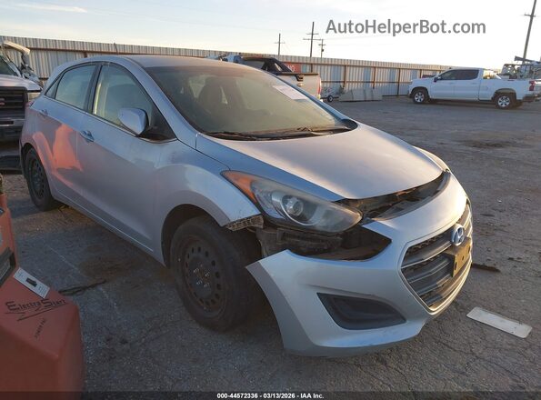 KMHD35LHXGU284839 2016 HYUNDAI ELANTRA GT Серебряный Передняя правая четверть