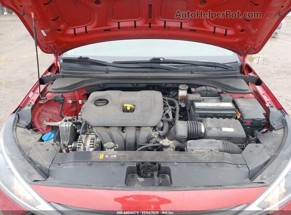 KMHD74LF1KU791831 2019 HYUNDAI ELANTRA Красный Вид сзади