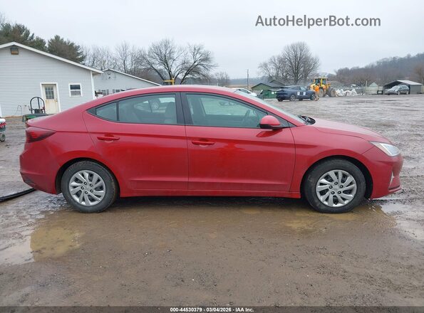 KMHD74LF1KU791831 2019 HYUNDAI ELANTRA Красный Панорамный вид салона 360°