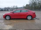 2019 Hyundai Elantra Se Красный vin: KMHD74LF1KU791831