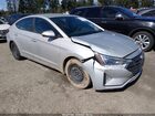 2019 Hyundai Elantra Se Silver vin: KMHD74LF1KU855284